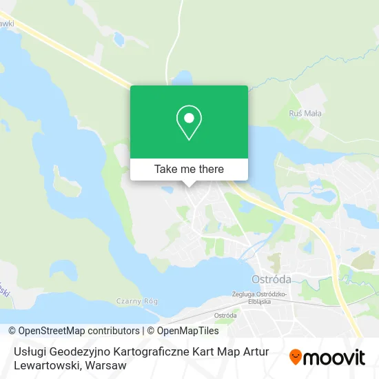 Карта Usługi Geodezyjno Kartograficzne Kart Map Artur Lewartowski