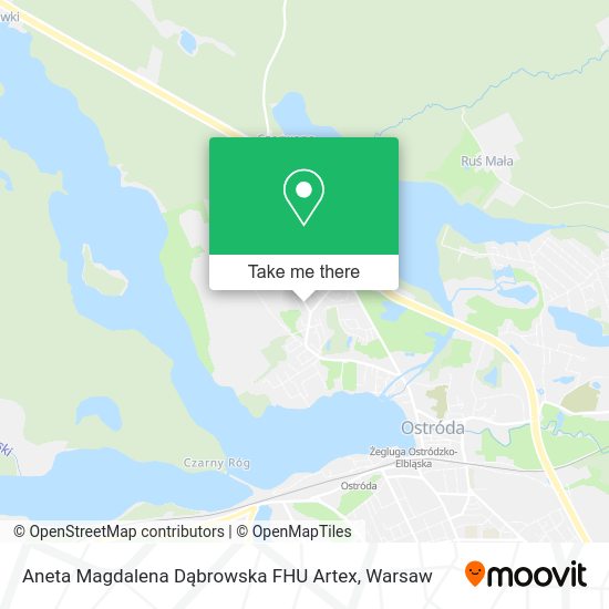 Aneta Magdalena Dąbrowska FHU Artex map