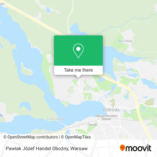 Карта Pawlak Józef Handel Oboźny