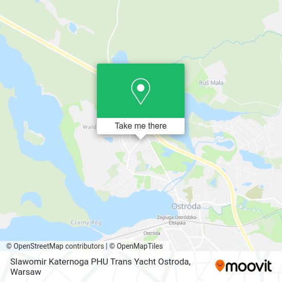 Slawomir Katernoga PHU Trans Yacht Ostroda map