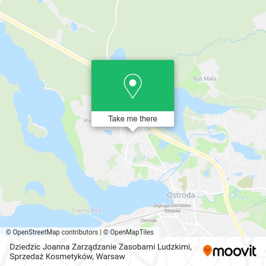 Dziedzic Joanna Zarządzanie Zasobami Ludzkimi, Sprzedaż Kosmetyków map