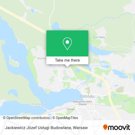 Jackiewicz Józef Usługi Budowlane map