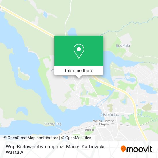 Wnp Budownictwo mgr inż. Maciej Karbowski map