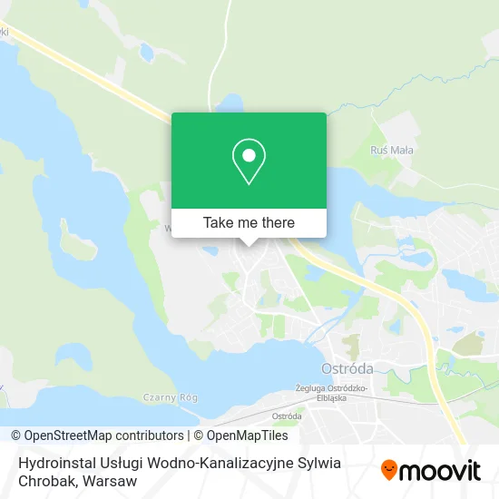 Карта Hydroinstal Usługi Wodno-Kanalizacyjne Sylwia Chrobak