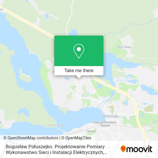 Bogusław Połuszejko. Projektowanie Pomiary Wykonawstwo Sieci i Instalacji Elektrycznych map