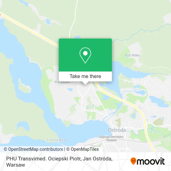 Карта PHU Transvimed. Ociepski Piotr, Jan Ostróda