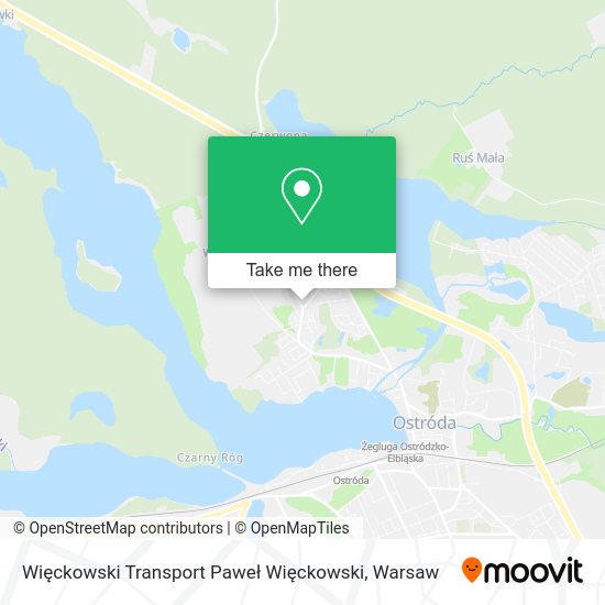 Więckowski Transport Paweł Więckowski map