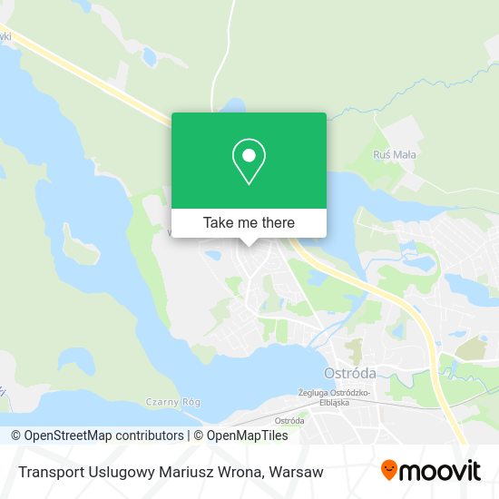 Transport Uslugowy Mariusz Wrona map