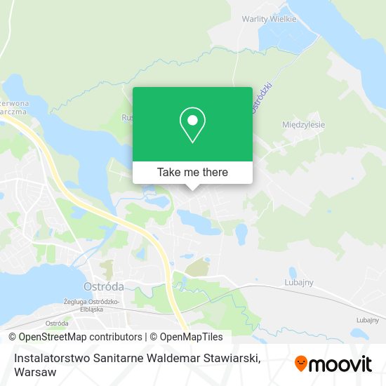 Instalatorstwo Sanitarne Waldemar Stawiarski map