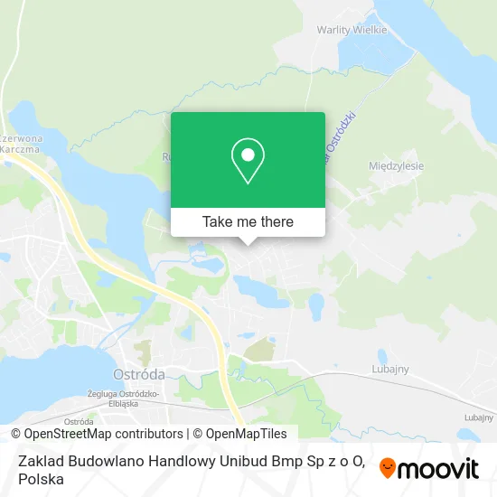 Карта Zaklad Budowlano Handlowy Unibud Bmp Sp z o O