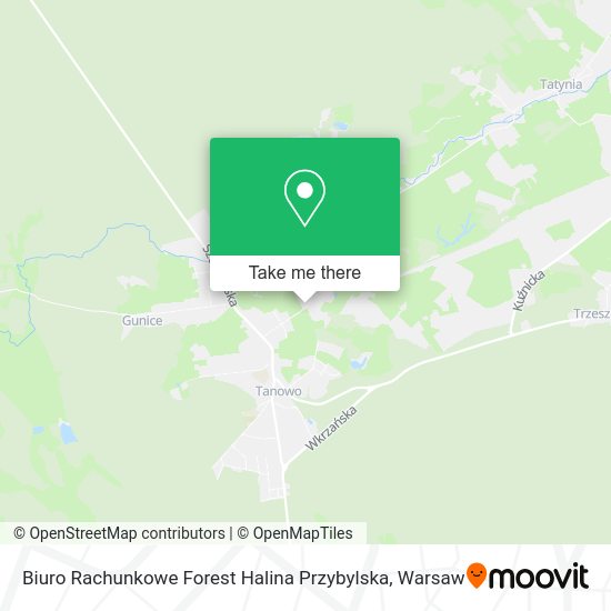 Biuro Rachunkowe Forest Halina Przybylska map