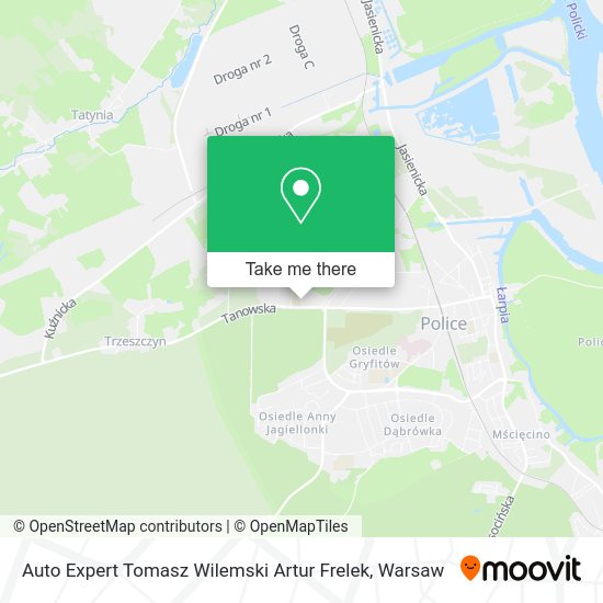 Auto Expert Tomasz Wilemski Artur Frelek map