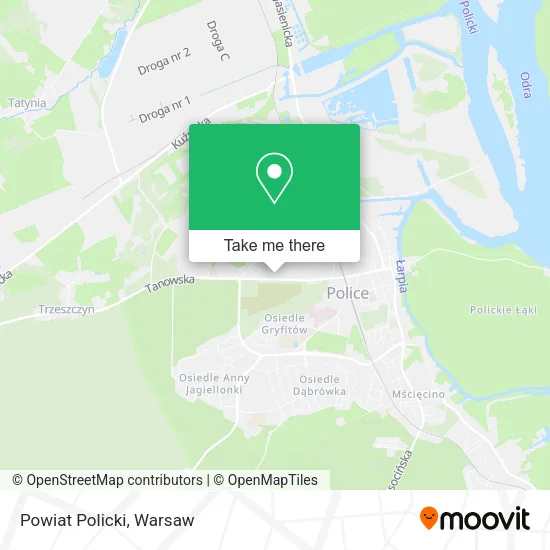 Карта Powiat Policki