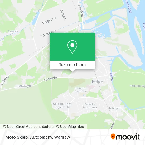 Карта Moto Sklep. Autoblachy