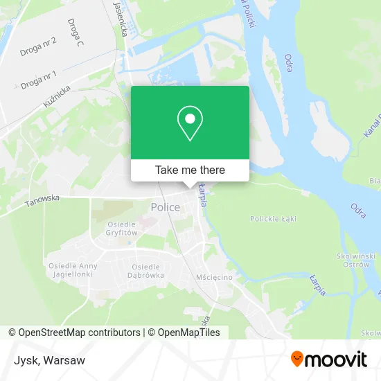 Jysk map