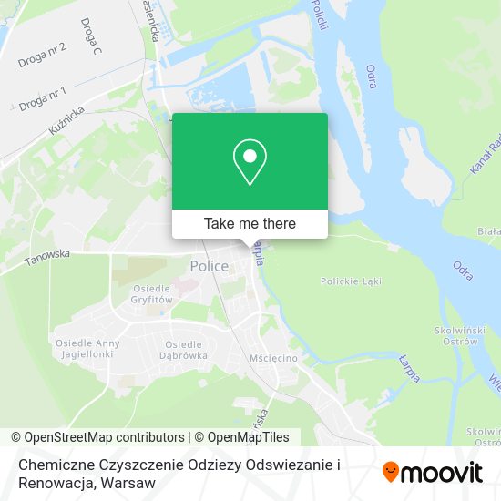 Карта Chemiczne Czyszczenie Odziezy Odswiezanie i Renowacja