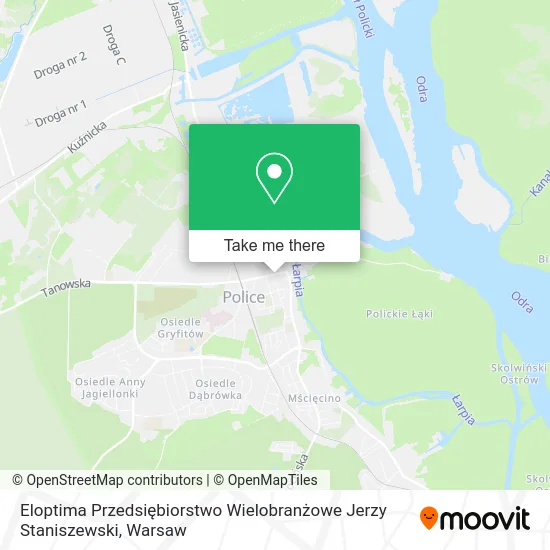 Eloptima Przedsiębiorstwo Wielobranżowe Jerzy Staniszewski map
