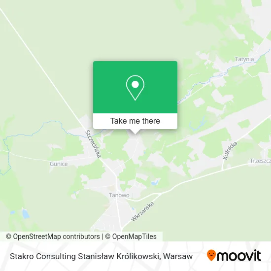 Stakro Consulting Stanisław Królikowski map