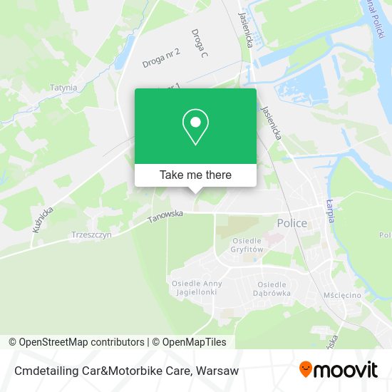 Cmdetailing Car&Motorbike Care map