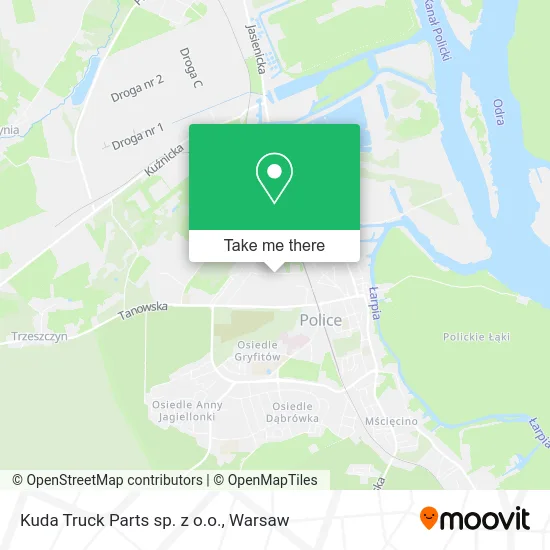 Карта Kuda Truck Parts sp. z o.o.