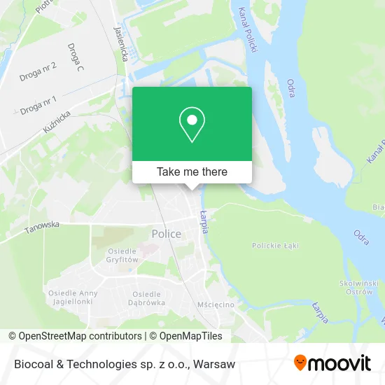 Карта Biocoal & Technologies sp. z o.o.