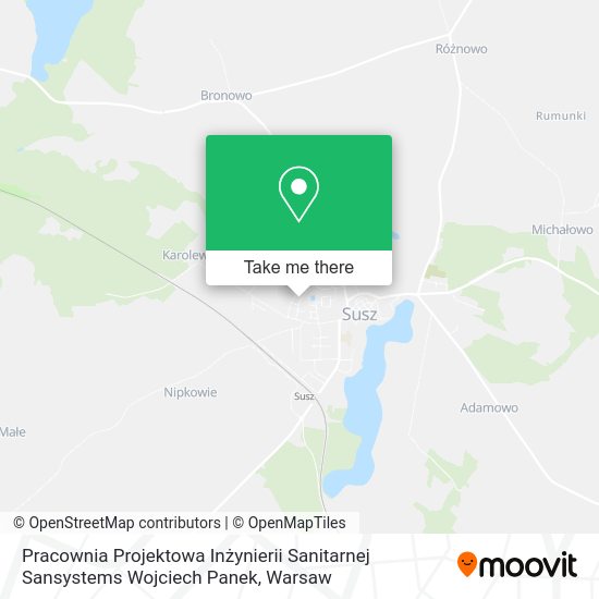 Pracownia Projektowa Inżynierii Sanitarnej Sansystems Wojciech Panek map