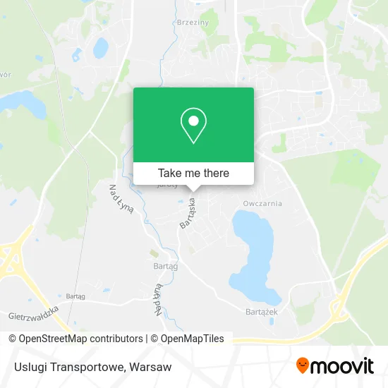 Карта Uslugi Transportowe