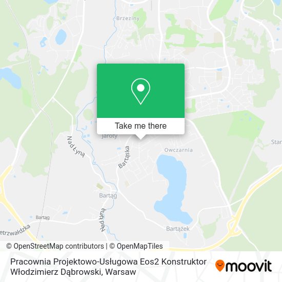 Pracownia Projektowo-Usługowa Eos2 Konstruktor Włodzimierz Dąbrowski map