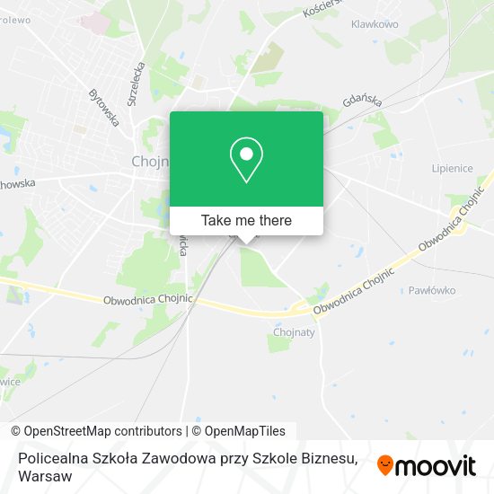 Policealna Szkoła Zawodowa przy Szkole Biznesu map