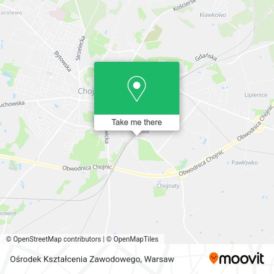 Ośrodek Kształcenia Zawodowego map