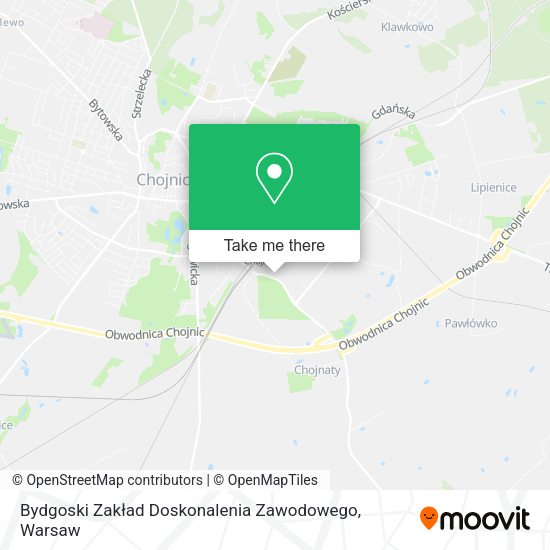 Bydgoski Zakład Doskonalenia Zawodowego map