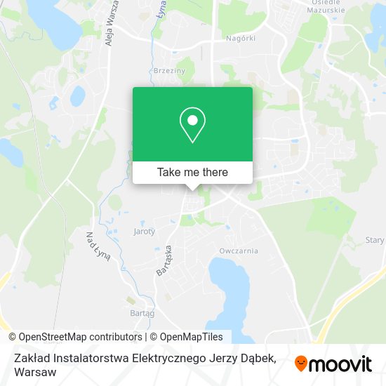 Zakład Instalatorstwa Elektrycznego Jerzy Dąbek map