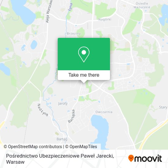 Pośrednictwo Ubezpieczeniowe Paweł Jarecki map