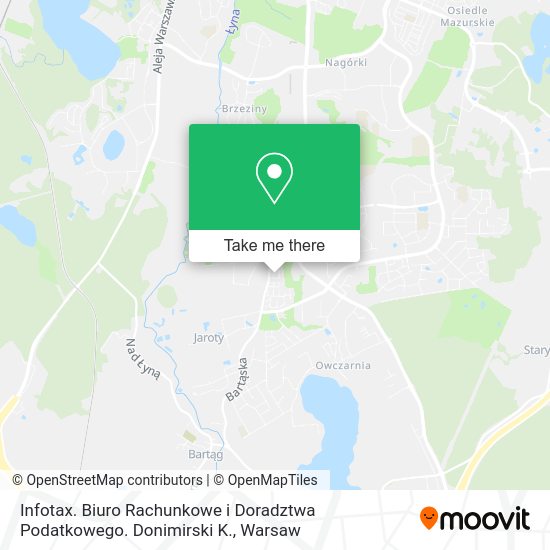 Infotax. Biuro Rachunkowe i Doradztwa Podatkowego. Donimirski K. map