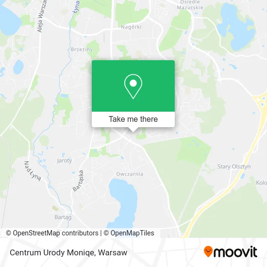 Карта Centrum Urody Moniqe