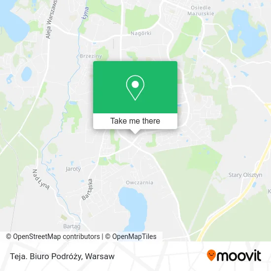 Teja. Biuro Podróży map