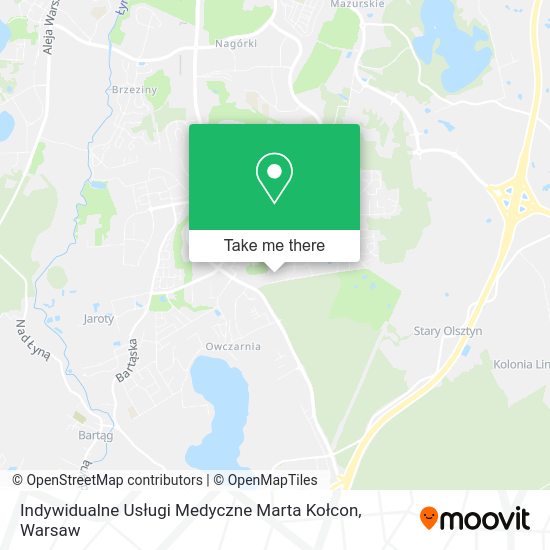 Indywidualne Usługi Medyczne Marta Kołcon map