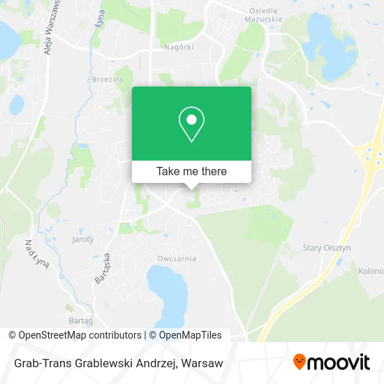 Карта Grab-Trans Grablewski Andrzej