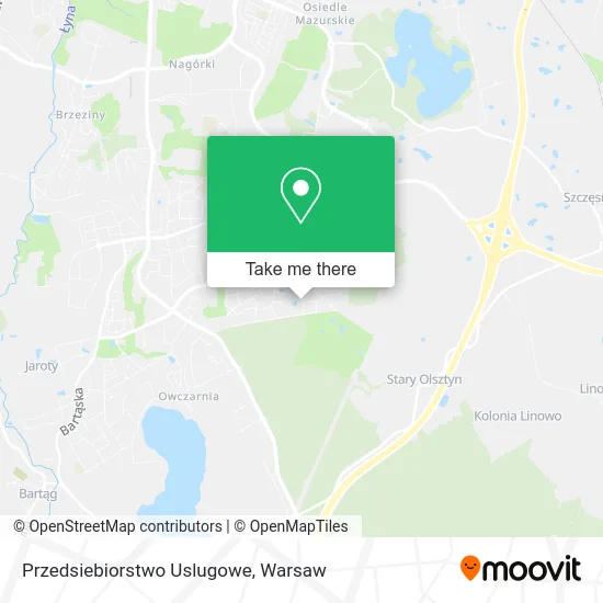 Карта Przedsiebiorstwo Uslugowe