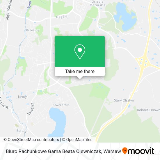 Biuro Rachunkowe Gama Beata Olewniczak map