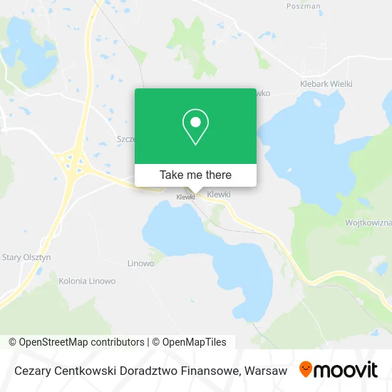 Карта Cezary Centkowski Doradztwo Finansowe