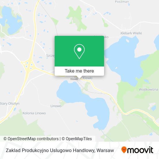 Zaklad Produkcyjno Uslugowo Handlowy map