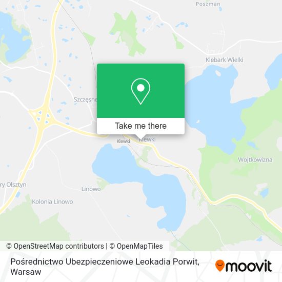 Pośrednictwo Ubezpieczeniowe Leokadia Porwit map