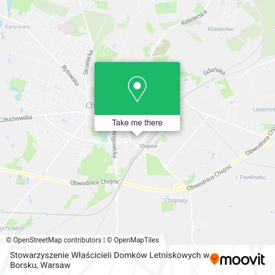 Stowarzyszenie Właścicieli Domków Letniskowych w Borsku map