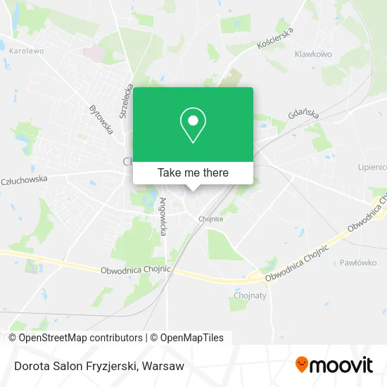 Карта Dorota Salon Fryzjerski