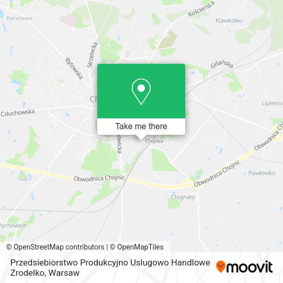 Przedsiebiorstwo Produkcyjno Uslugowo Handlowe Zrodelko map