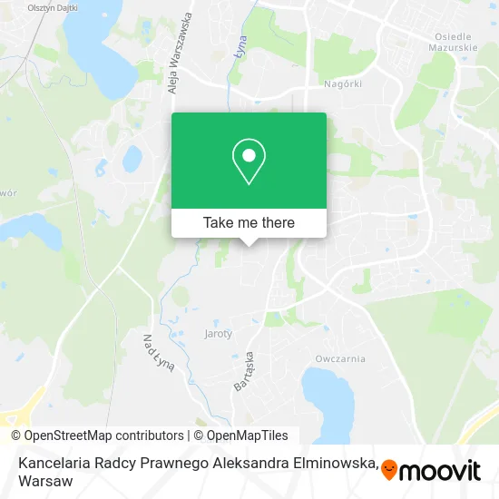 Карта Kancelaria Radcy Prawnego Aleksandra Elminowska