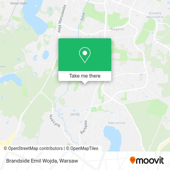 Brandside Emil Wojda map