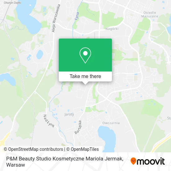 P&M Beauty Studio Kosmetyczne Mariola Jermak map
