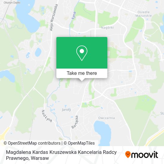 Magdalena Kardas Kruszewska Kancelaria Radcy Prawnego map